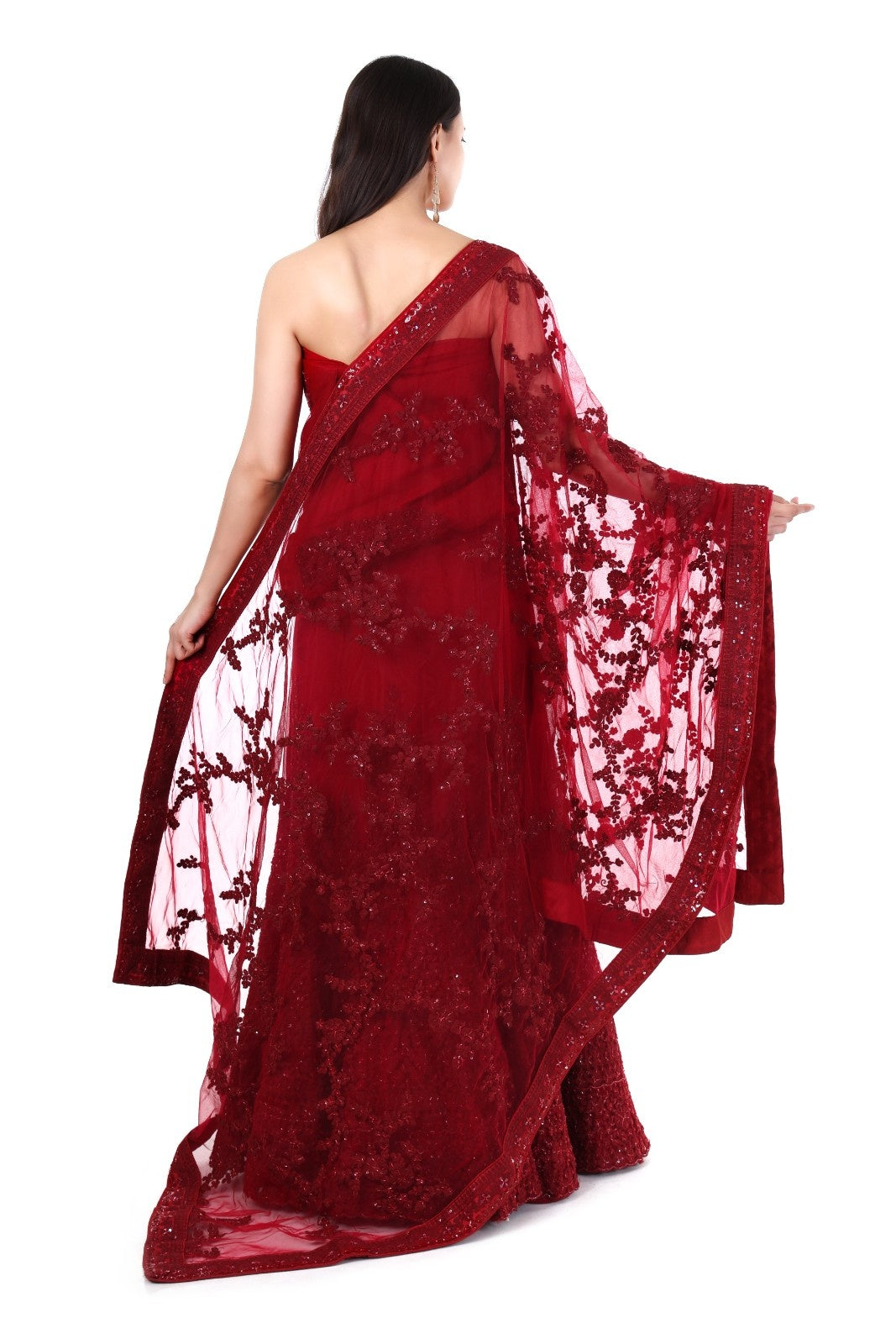 Maroon Lehenga Set
