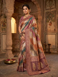 Multicolour Brocade Designer Saree