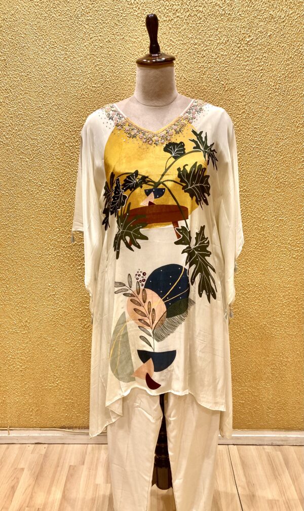 Designer Kaftan Suit Set for Women - Image 2