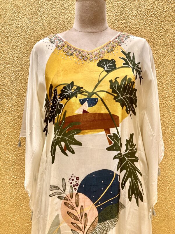 Designer Kaftan Suit Set for Women - Image 3